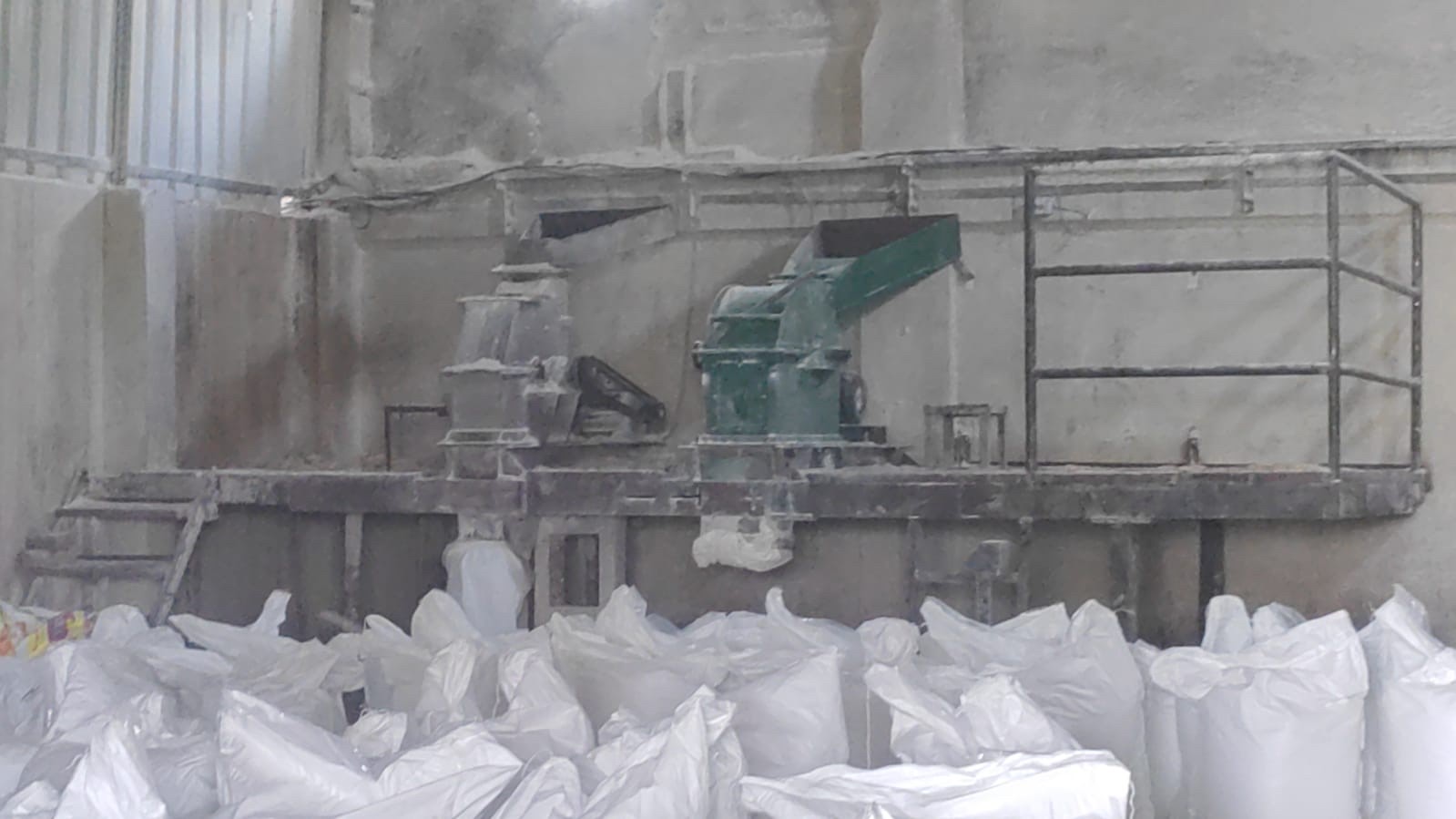 Evaporation and drying tower at NTG plant